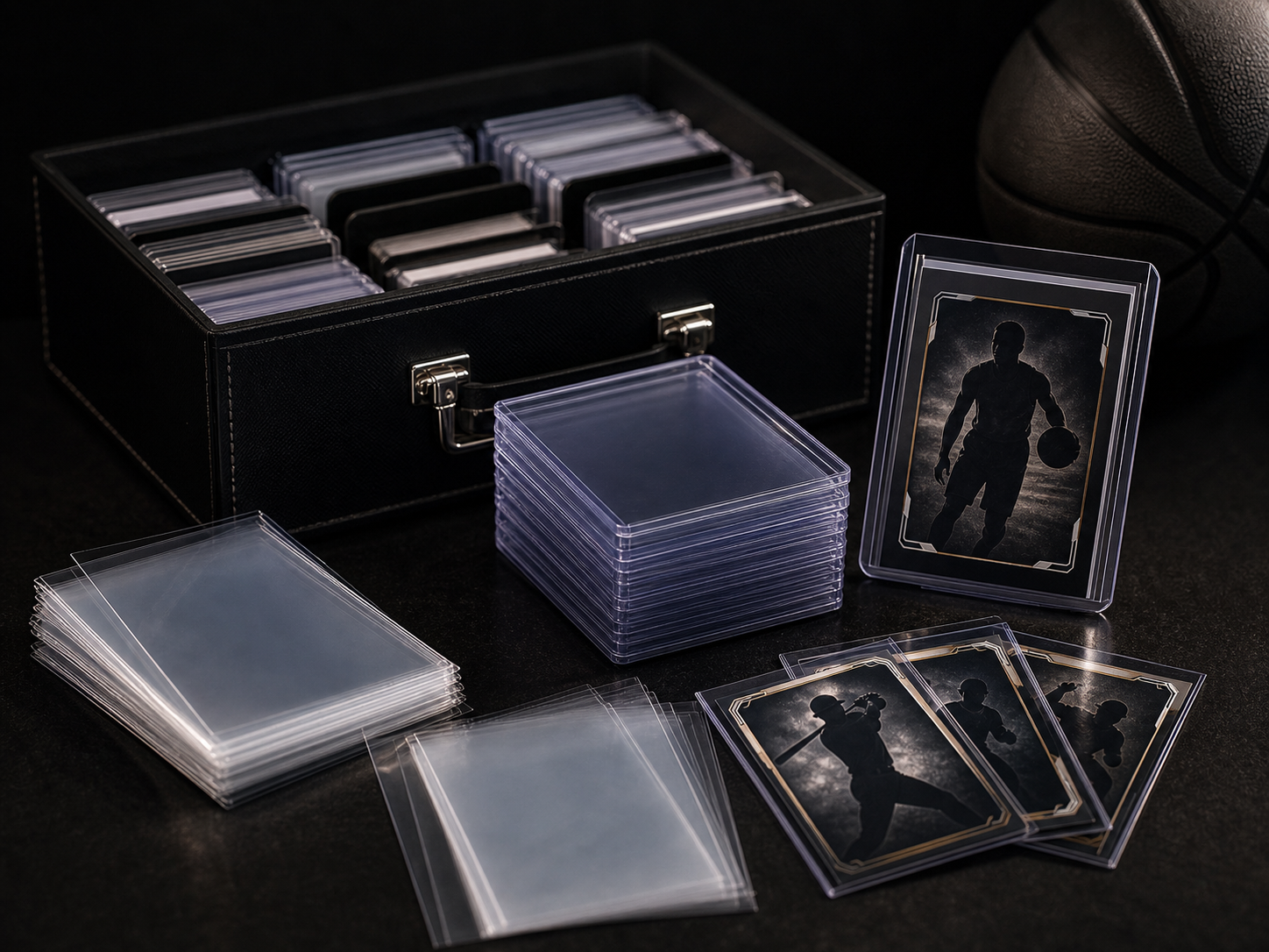 Collectible card sleeves and storage